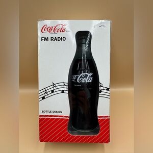 Vintage Coca Cola bottle FM Radio 1994 New in Box, Tested And Works